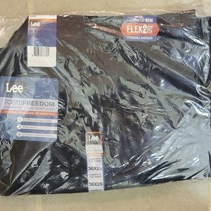 Lee flex2fit flat front khaki